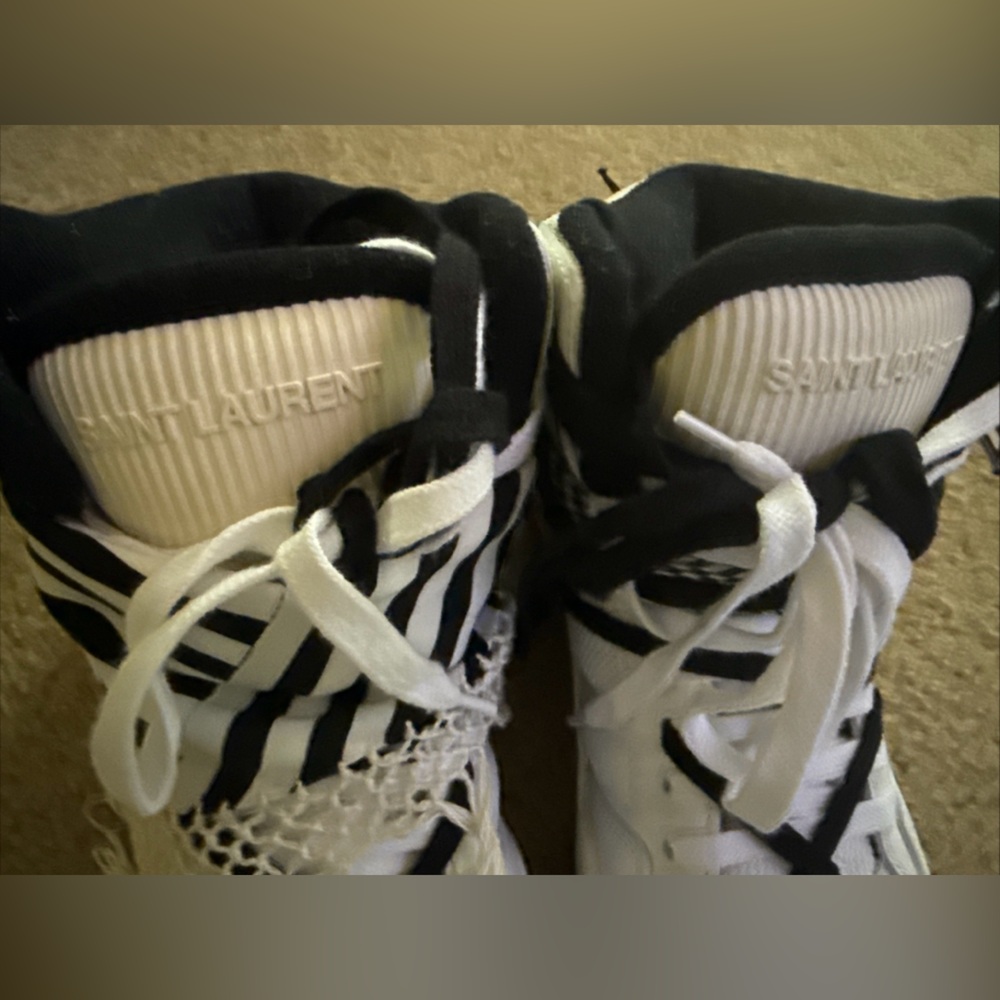 Saint Laurent cure Fringe sneakers men’s 38 - Picture 9 of 11